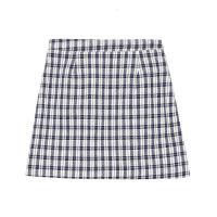 [1件5折价:99.5]美特斯邦威女A型格子梭织半裙舒适简约纯棉休闲时尚A字裙子