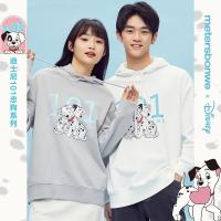 [1件5折价:120]美特斯邦威男女同款MTEE101忠狗-甜蜜C位连帽套头卫衣