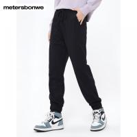 [1件5折价:85]美特斯邦威女百搭橡筋腰慢跑裤