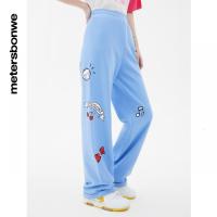 [1件5折价:160]美特斯邦威女KUROMI趣味图案宽松卫裤
