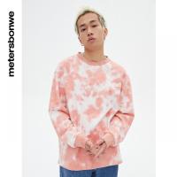 [1件3折价:118.5]美特斯邦威男扎染圆领卫衣