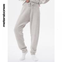 [1件3折价:79.5]美特斯邦威熊线上毛织睡裤