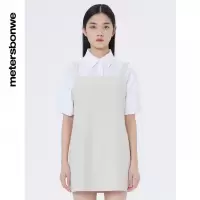 [2件2折价:59]美特斯邦威梭织连身裙