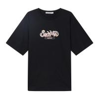 [99元3件]美特斯邦威女立体印花短袖恤