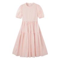 [好货直降:279]美特斯邦威女复古净色连衣裙