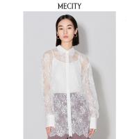 [1件3折价:180]ME&CITY府绸拼接衬衫