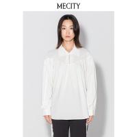 [1件5折价:250]ME&CITY灯笼袖府绸衬衫