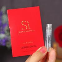《苏宁专享》新款 阿玛尼SI红色挚爱女士香水1.2ml小样 迷情挚爱EDP 试管香水