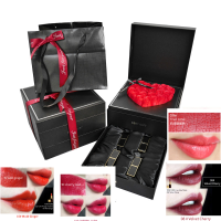 《七夕礼遇》TF汤姆福特mini16 80口红南瓜枫叶红姨妈色番茄套装礼盒 4支装黑管08+09+10+15一心一意礼盒