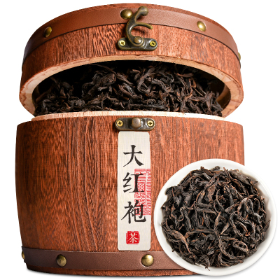 溪商大红袍茶叶2024新茶武夷茶浓香型高山乌龙茶礼盒装300g