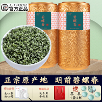 特级明前碧螺春茶叶2025年新茶 苏州高山绿茶浓香型 罐装500g送礼