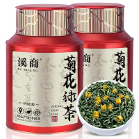 菊花绿茶2025新茶明前采摘春茶碧螺春毛尖日照高山绿茶香茶叶罐装