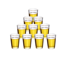 6/12只玻璃杯套装啤酒杯玻璃水杯套装家用耐热酒杯套装杯子可微波