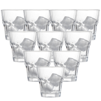 钢化家用玻璃水杯套装KTV酒吧专用啤酒杯泡茶杯透明杯子耐热