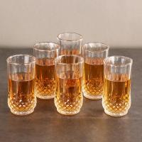 无铅玻璃杯威士忌酒杯欧式啤酒杯套装耐热加厚水杯洋酒杯KTV酒具