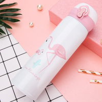 韩版保温杯女便携不锈钢真空车载茶杯子男学生儿童水杯小清新水瓶