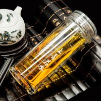 [加厚保温]双层玻璃透明保温杯耐热车载水晶杯商务/破损补寄/