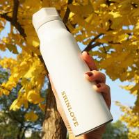 创意保温杯不锈钢韩版个性男女学生随手杯运动水杯子ins 清新文艺