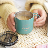 咖啡杯便携工业风复古男马克杯办公水杯女学生简约杯子咖啡保温杯