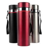 大容量直身高档保温杯304不绣钢茶杯男女生商务便携水杯