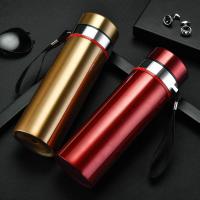 大容量304不锈钢高档男女士商务保温杯真空保温壶水茶杯子1000ml