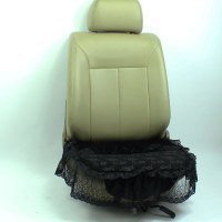 汽车蕾丝坐垫单座垫无靠背单片座垫透气四季通用女士蕾丝车垫家用
