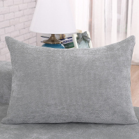棉麻纯灰色抱枕套客厅沙靠垫套靠背套55/65/75/85/60/80不含芯