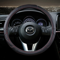 海南海马马自达普力马福美来323海福星真皮汽车把套手缝方向盘套