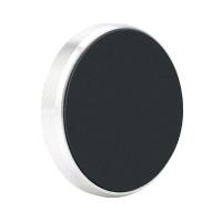 车载方向盘手机支架吸盘式吸铁石磁力贴磁铁片汽车磁吸车上支撑架银色磁盘配1片铁片