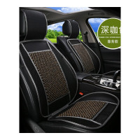 木珠汽车坐垫自由光x5x6奥迪q7q5a6l揽胜极光gla260全包座垫专用