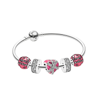 PANDORA潘多拉 手链女925银生日 时尚饰品 520送女友生日佳选