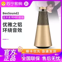 B&O BeoSound 2 无线蓝牙HIFI音箱丹麦bo家用wifi互联多媒体音响bo智能音响 (限量版)拉丝金