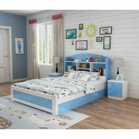 实木床单人床1.5米多功能书架床1.2米男孩女孩公主床小孩床