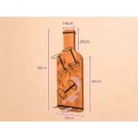 实木酒架墙壁客厅置物架高脚杯葡萄酒杯架现代简约客厅餐厅