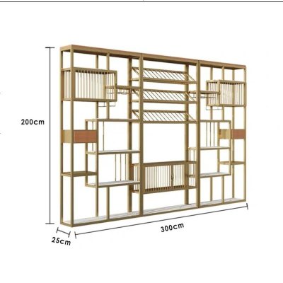 铁艺酒架隔断落地酒柜红酒收纳架酒杯置物架酒吧KTV展示架