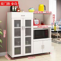 简约现代餐边柜厨房烤箱收纳橱房柜碗柜多功能微波炉储物柜子带