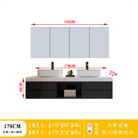 现代简约北欧轻奢浴室柜脸盆柜洗手盆柜组合卫生间洗漱台小户型