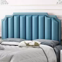 新款美式床头 床头板软包 非实木床头靠背板简约现代单买床头北欧