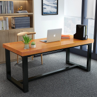 香椿木电脑桌子纯实木办公桌仿复古中式书桌简约台式家用桌写字台