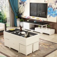 火烧石茶几全自动四合一功夫茶海台办公泡茶茶艺桌椅茶道组合套装