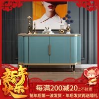 轻奢餐边柜后现代简约厅柜小户型装饰柜样板间设计师玄关柜定制