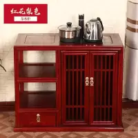 茶水柜茶柜实木客厅家用中式茶边柜办公室饮水机柜烧水柜小餐边柜