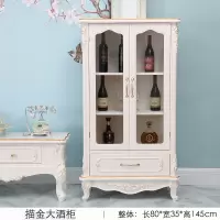 现代简约实木小酒柜欧式装饰品摆件整装玄关柜展示柜隔断柜餐边柜