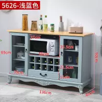 实木餐边柜现代简约厨房储物柜子碗柜客厅茶水柜微波炉柜经济型