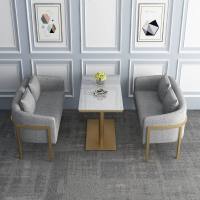 北欧轻奢沙发椅简约接待老虎椅售楼处洽谈桌椅组合客厅阳台懒人椅