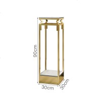 现代轻奢大理石室内简约花架子客厅装饰植物架阳台落地置物架北欧