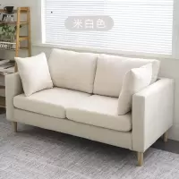 简约现代布艺沙发小户型客厅网红款双人三人北欧简易出租房服装店