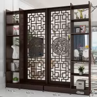 入户进新中式玄关柜隔断柜屏风镂空客厅装饰酒柜简约现代小户型