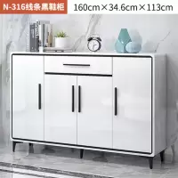 轻奢进口鞋柜简约现代家用储物柜大容量厅柜入户玄关柜隔断柜
