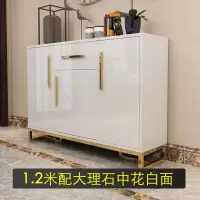 轻奢鞋柜大容量烤漆黑白简约后现代入户玄关柜超薄家用进口收纳